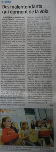 Article issu de la Provence du 26/04/2009